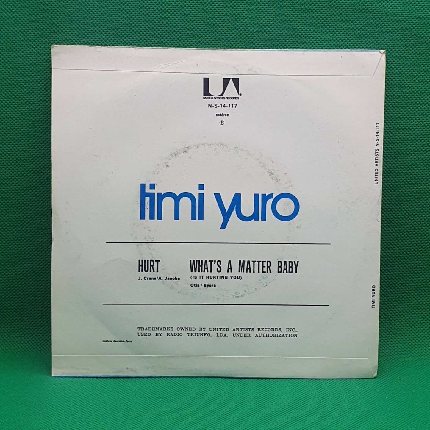 Timi Yuro – Hurt / What's A Matter Baby - Vinyl Store Online