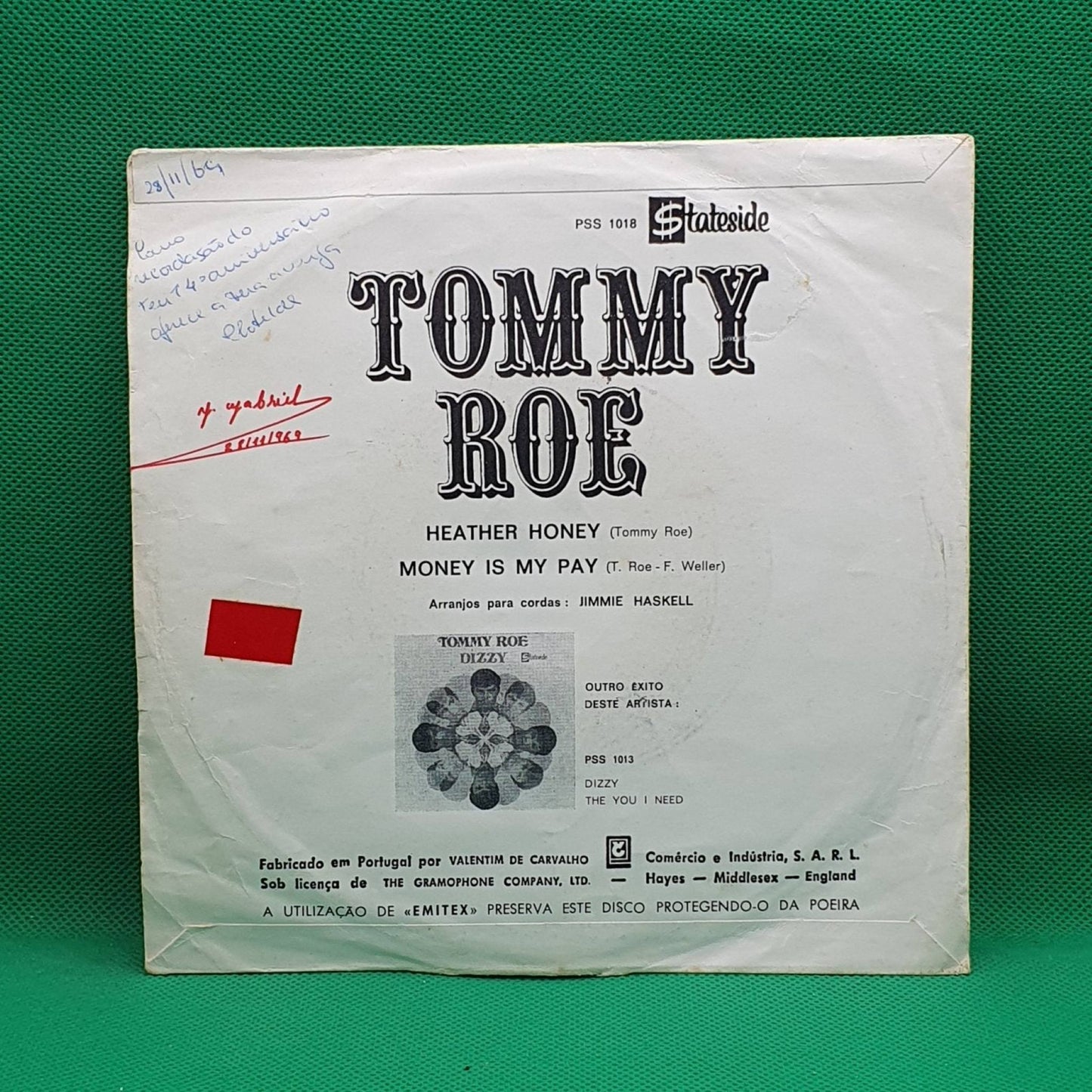 Tommy Roe – Heather Honey // Money is My Pay - Vinyl Store Online