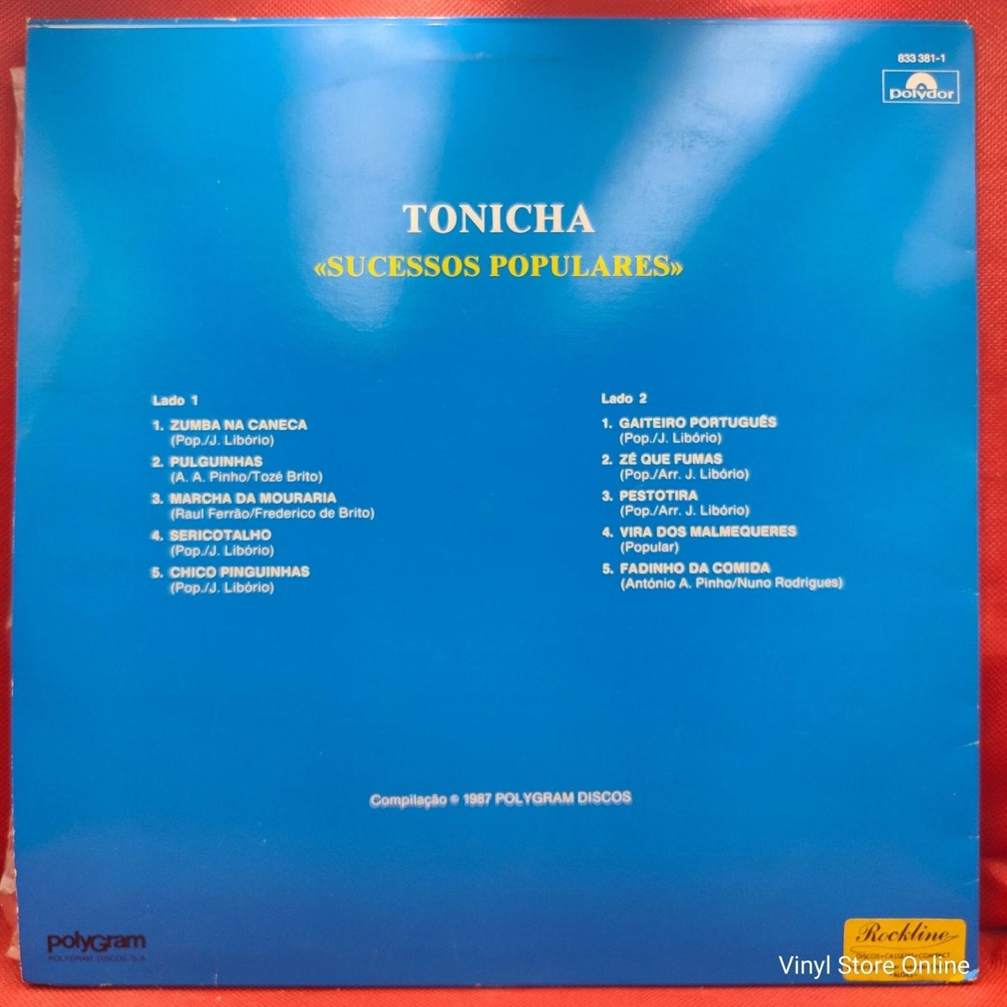 Tonicha – Sucessos Populares - Vinyl Store Online