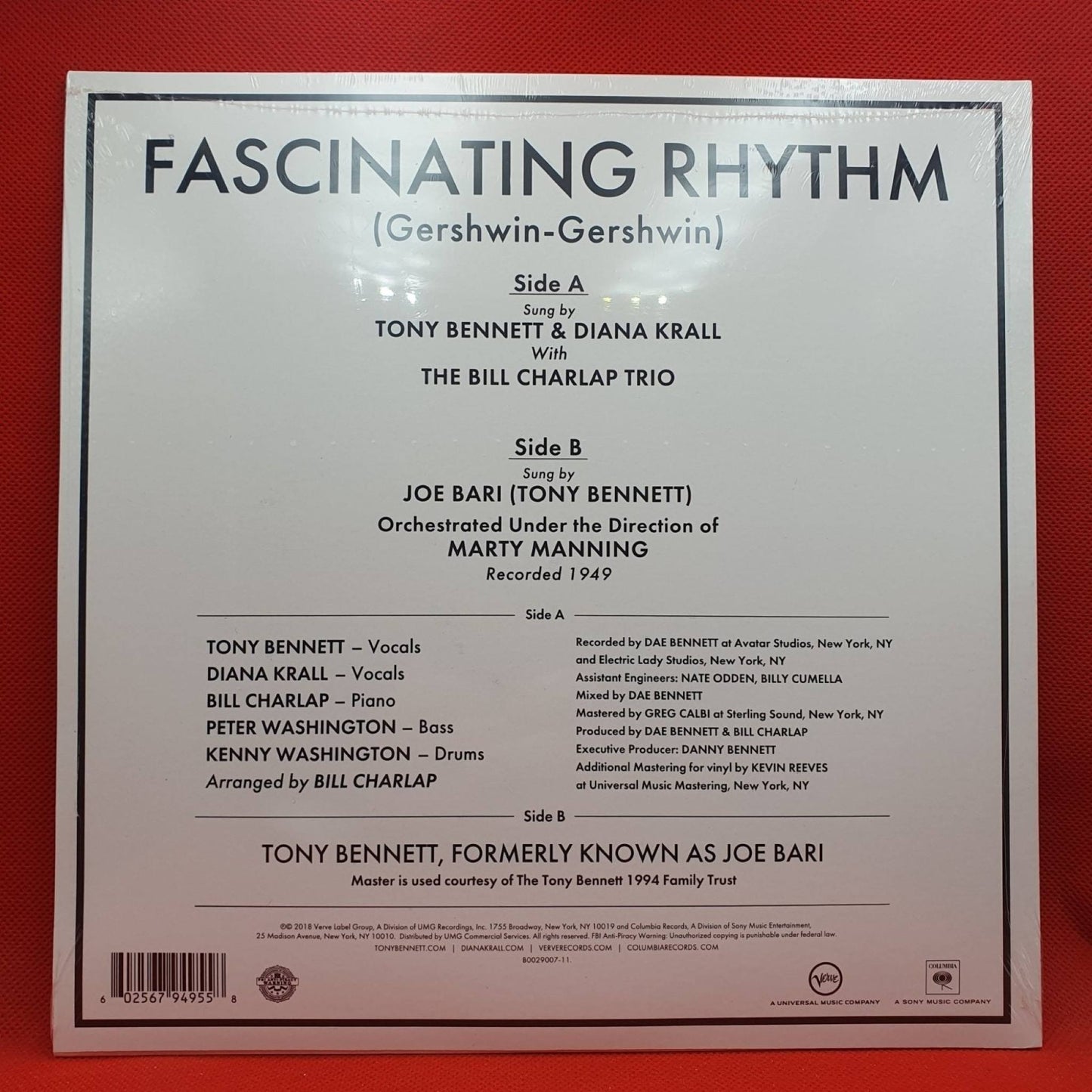 Tony Bennett & Diana Krall With The Bill Charlap Trio – Fascinating Rhythm - Vinyl Store Online