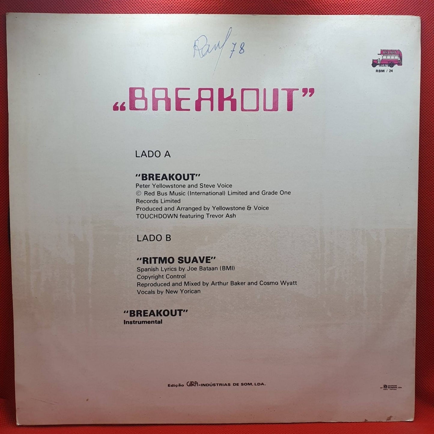 Touchdown Featuring Trevor Ash – Breakout - Vinyl Store Online
