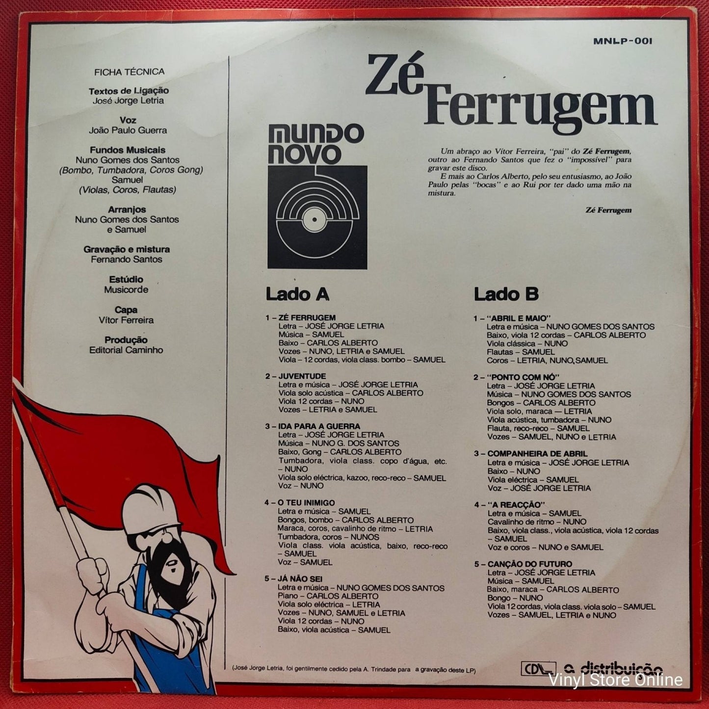 Trio Zé Ferrugem – Zé Ferrugem - Vinyl Store Online