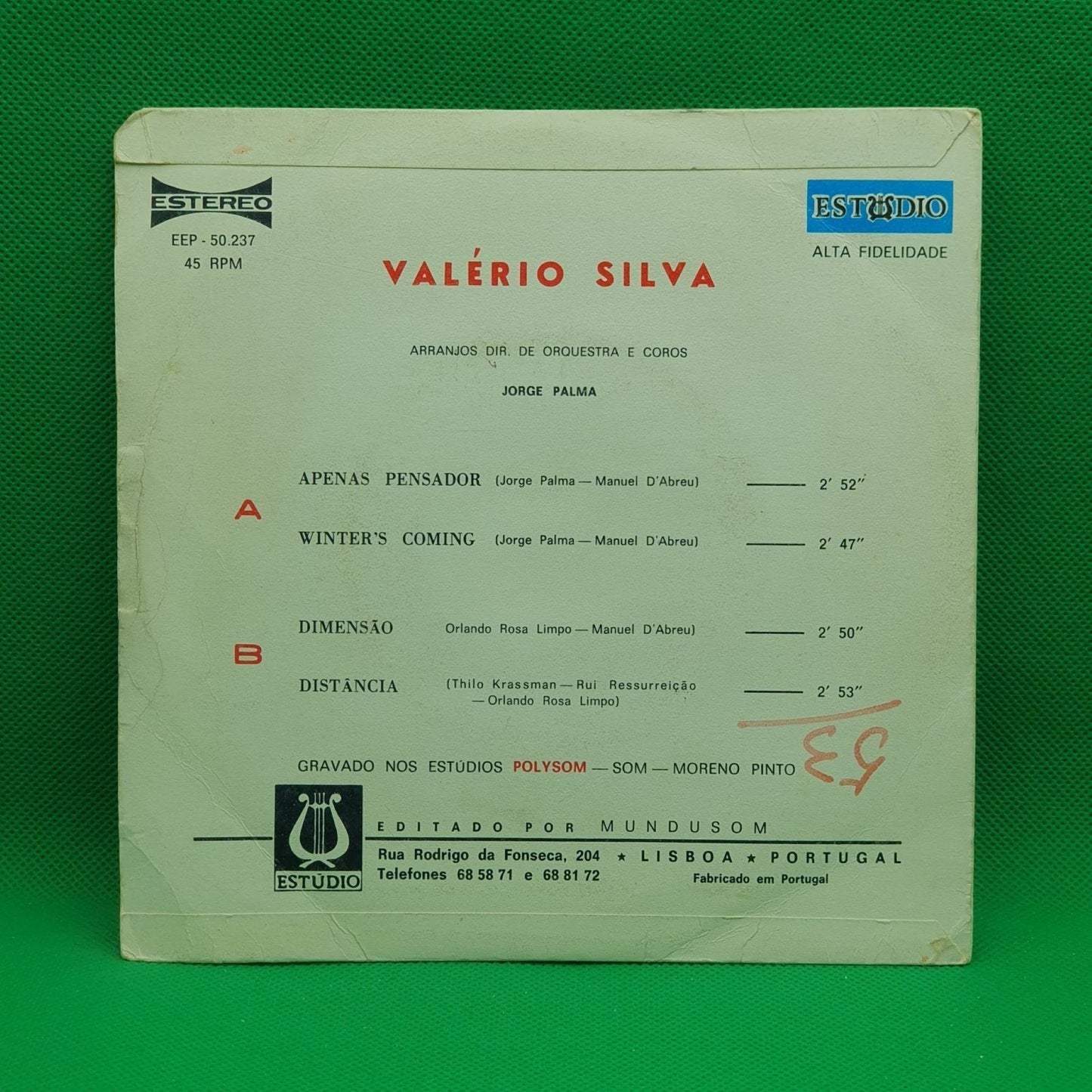 Valério Silva – Apenas Pensador - Vinyl Store Online