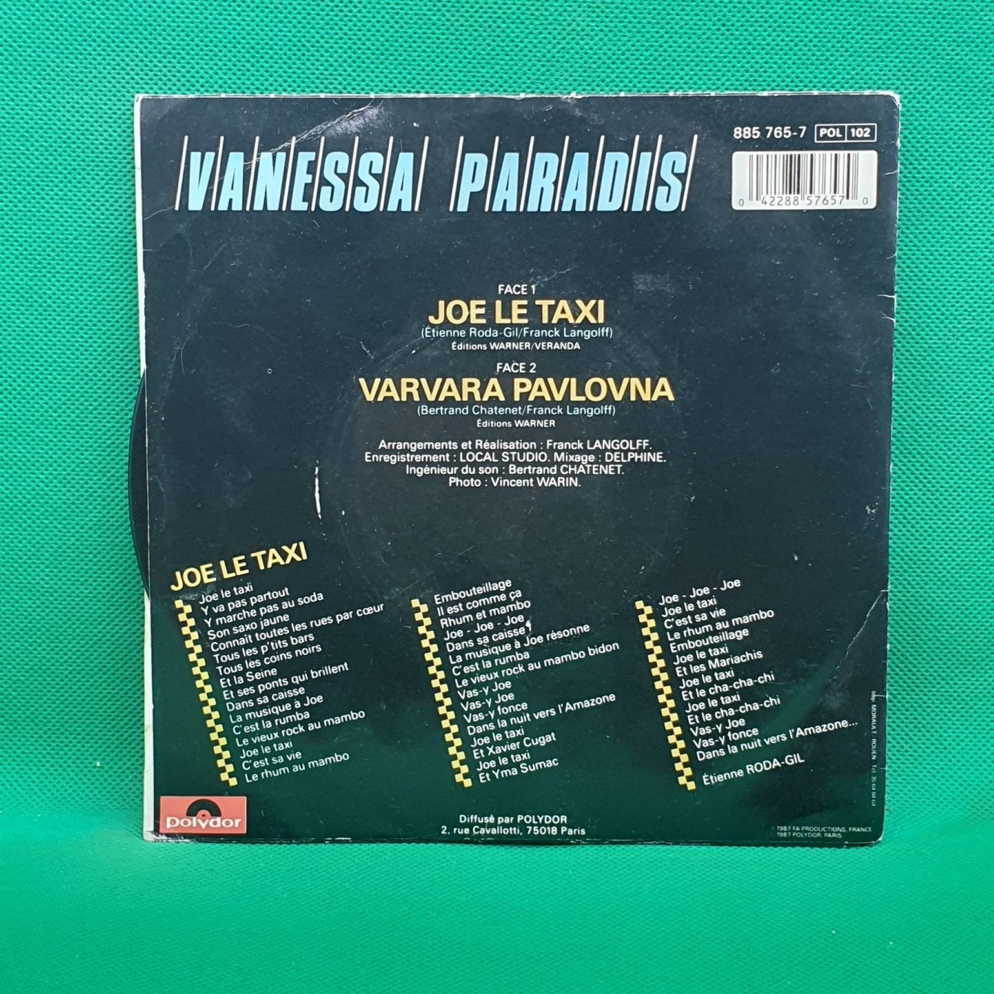 Vanessa Paradis – Joe Le Taxi - Vinyl Store Online