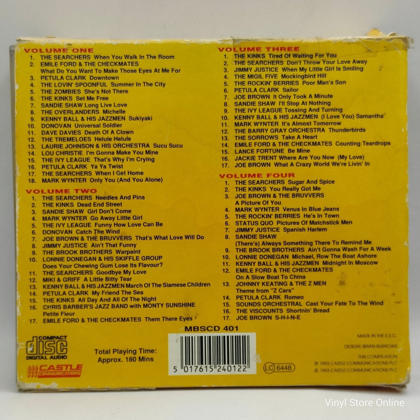 Various – Hits Of The 60's - Vinyl Store Online