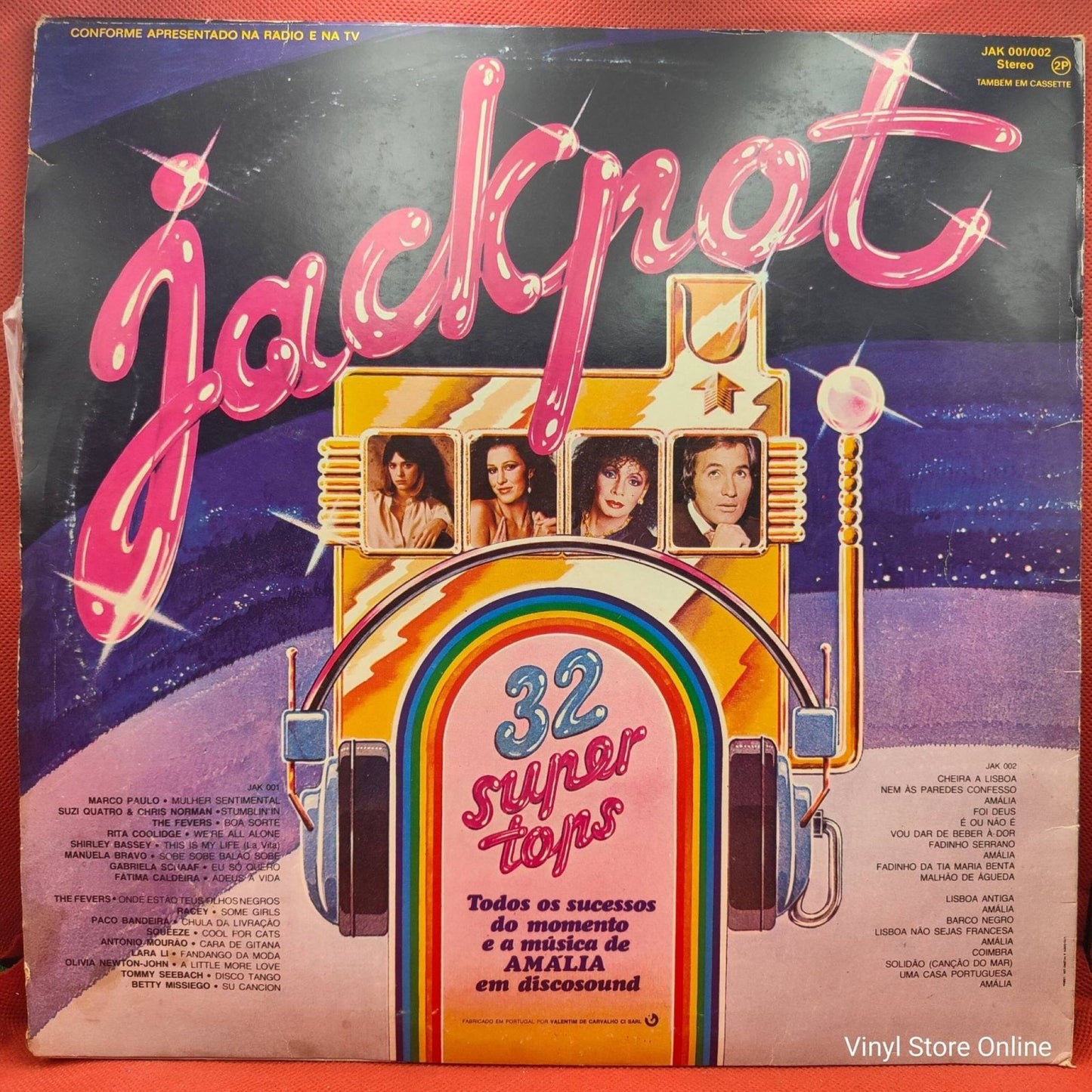 Various – Jackpot - 32 Super Tops - Vinyl Store Online