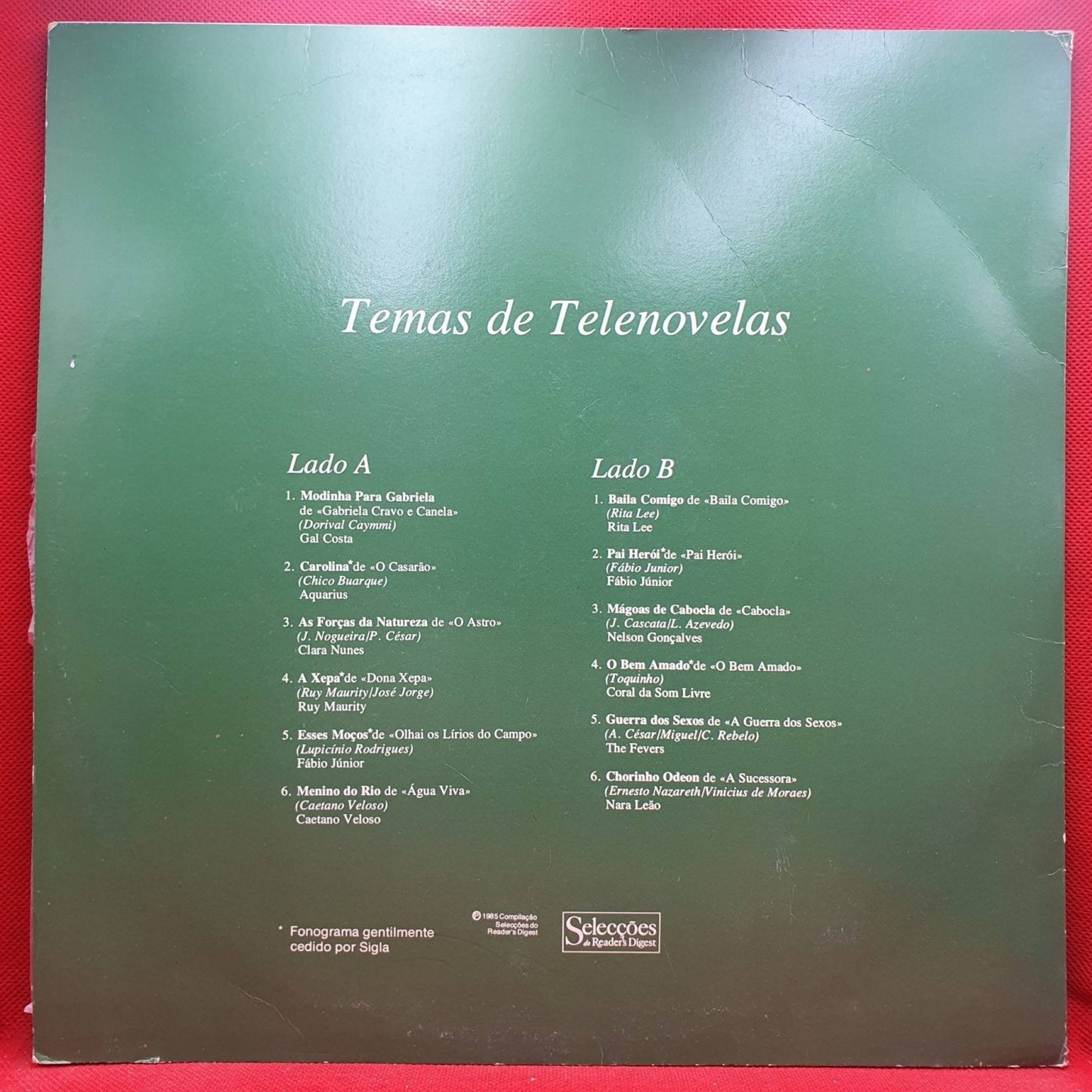 Various – Sucessos Das Telenovelas - Vinyl Store Online