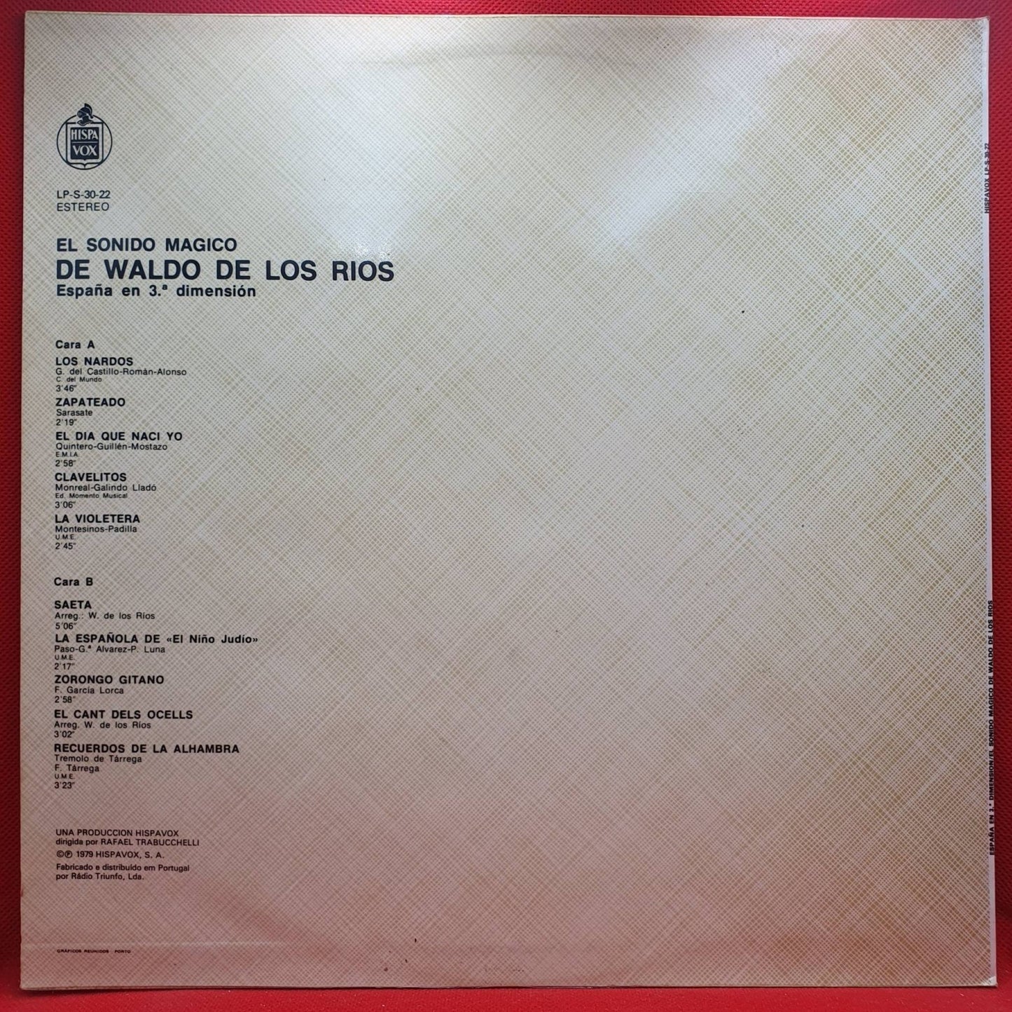 Waldo De Los Rios – El Sonido Magico España En 3ra Dimension - Vinyl Store Online