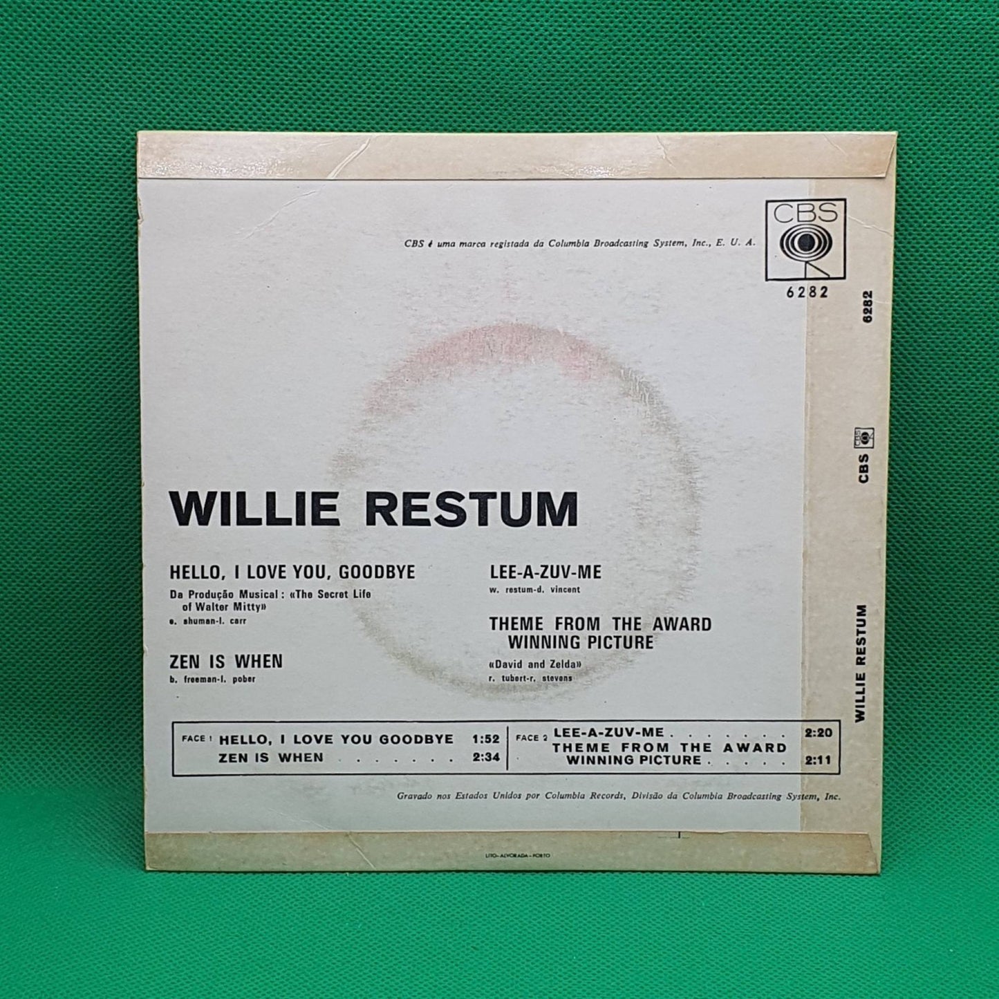 Willie Restum – Hello I Love You, Goodbye - Vinyl Store Online