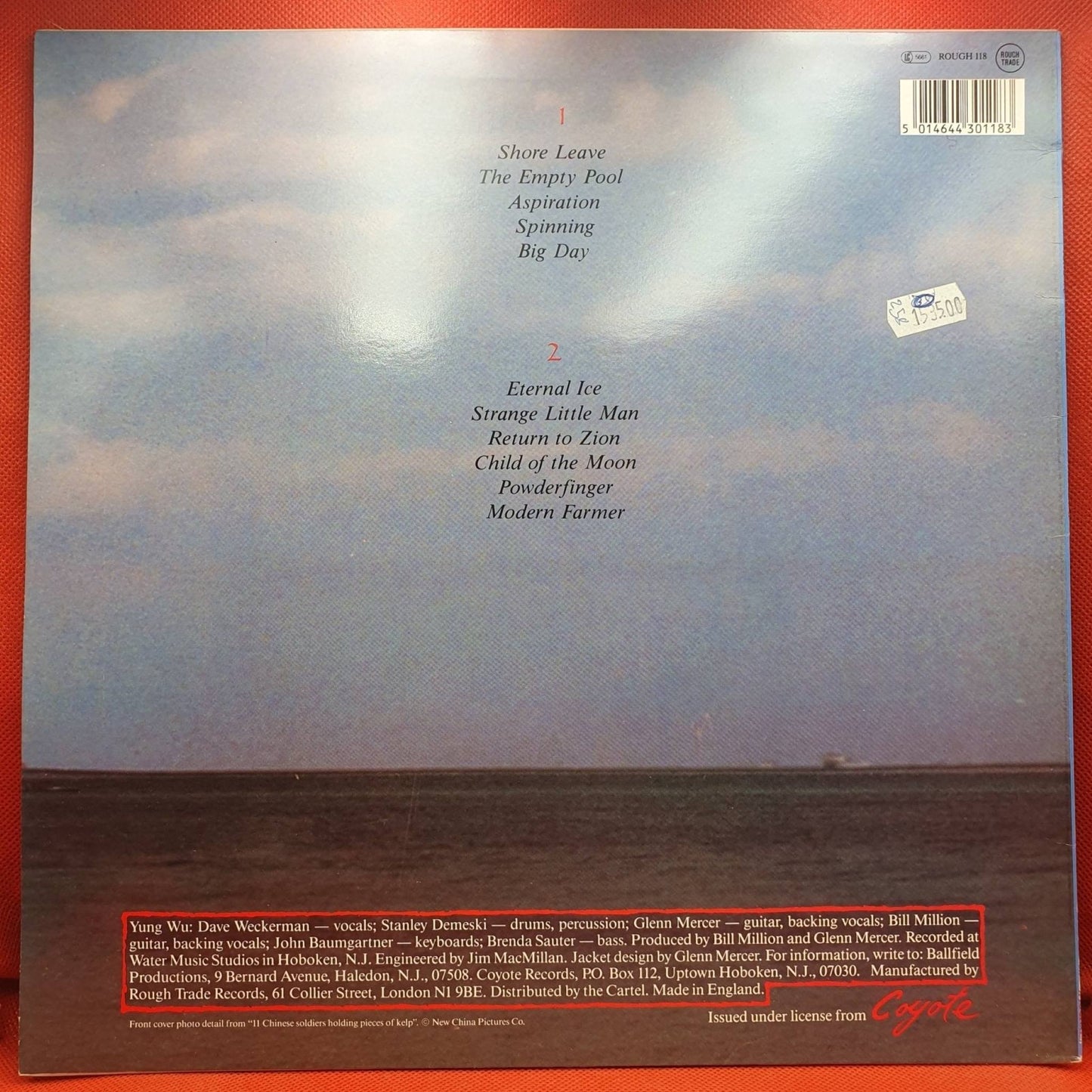 Yung Wu – Shore Leave - Vinyl Store Online