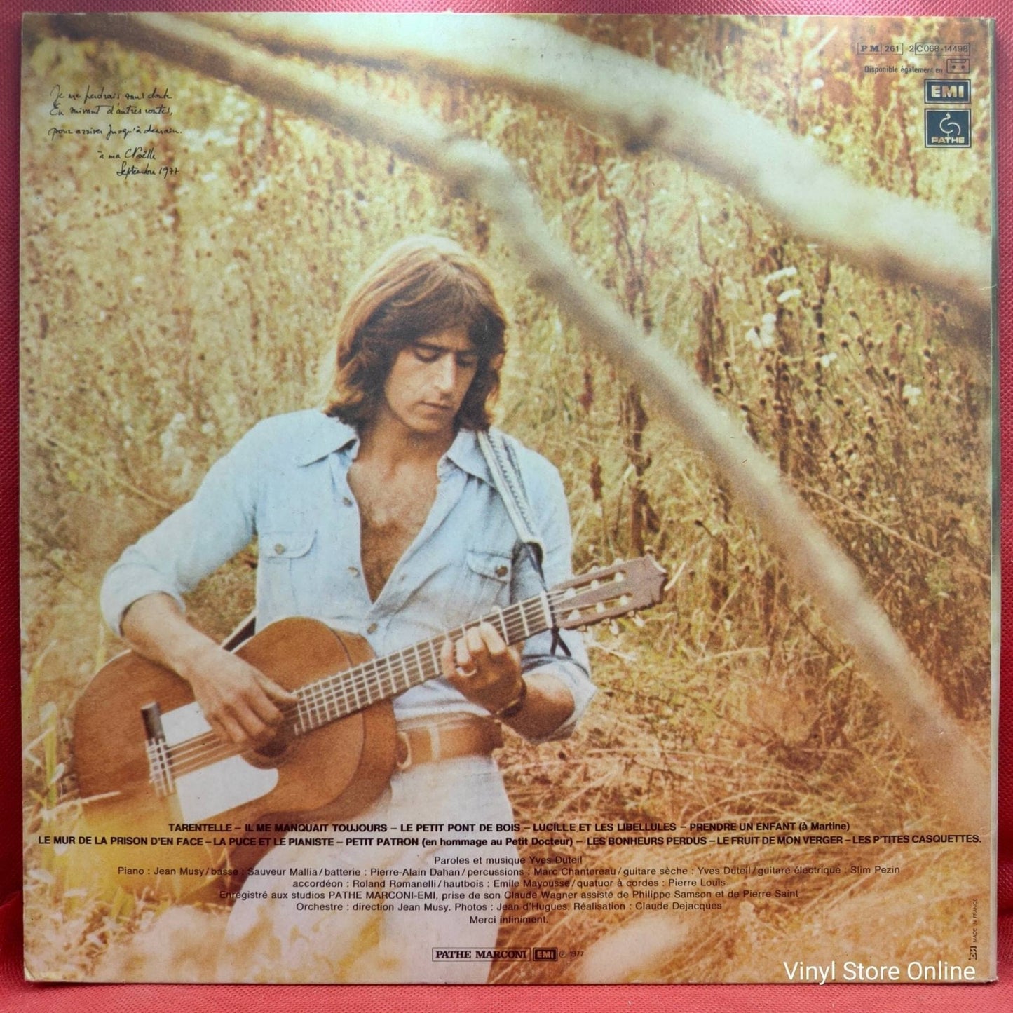 Yves Duteil – Yves Duteil - Vinyl Store Online