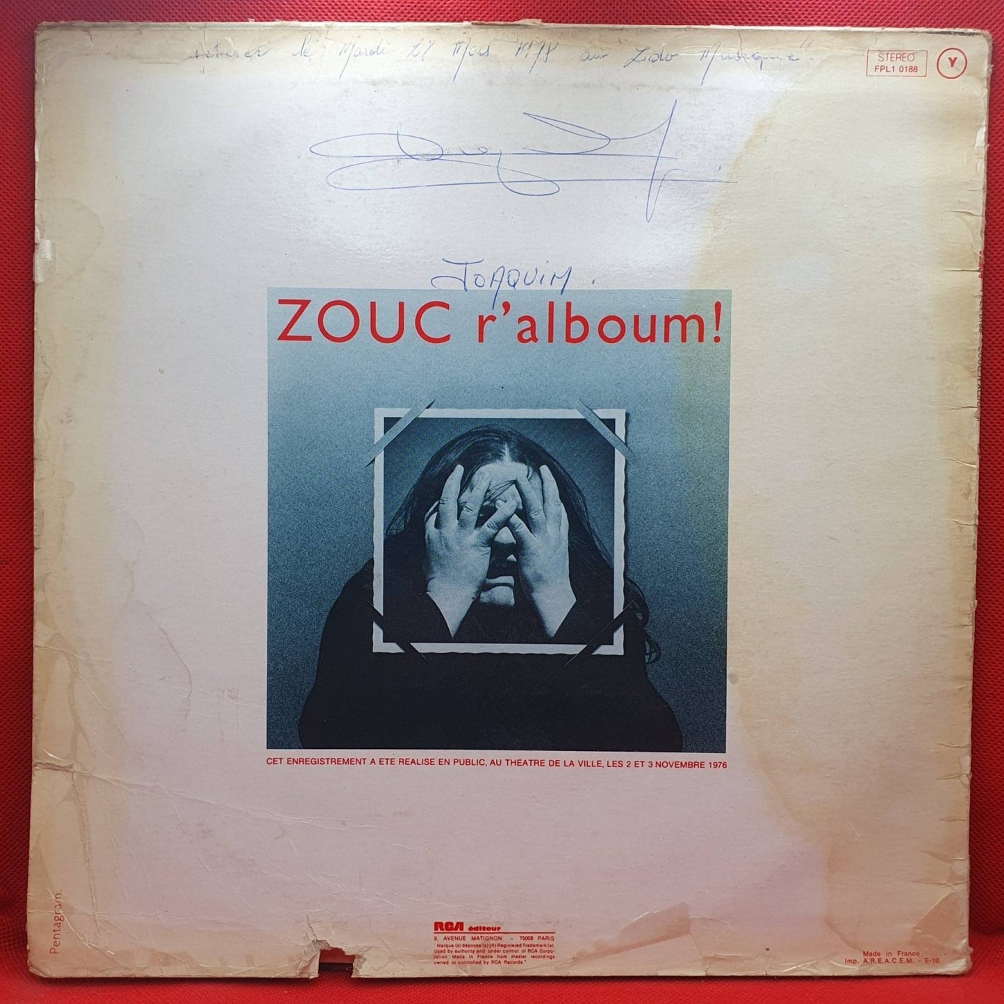 Zouc – R'Alboum! - Vinyl Store Online