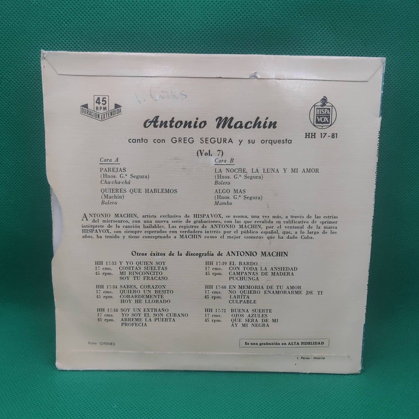 Antonio Machin - Canta