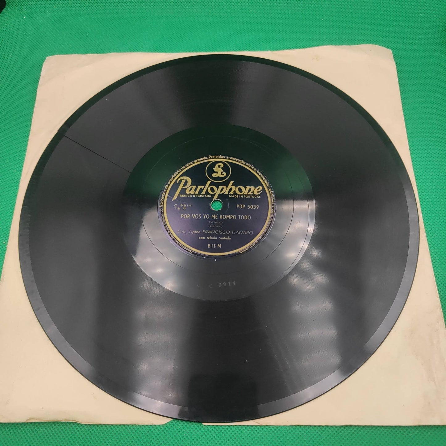 ORQ. TYPISCHER FRANSICO CANARO – TANGO – 78 U/min