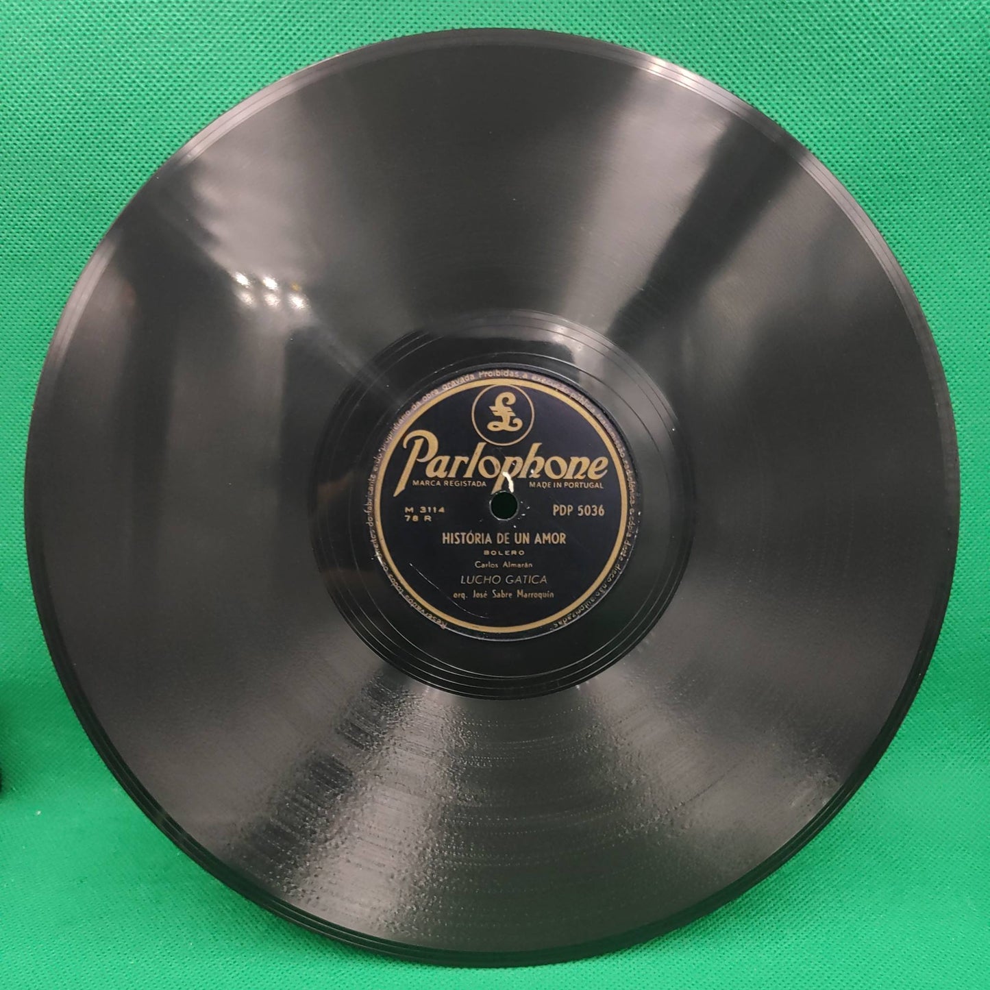 LUCHO GATICA- ORQ. JOSÉ SABRE MARROQUIN -  78 RPM