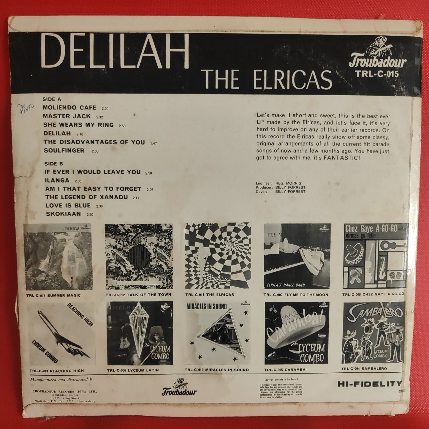 Delilah - The Elricas