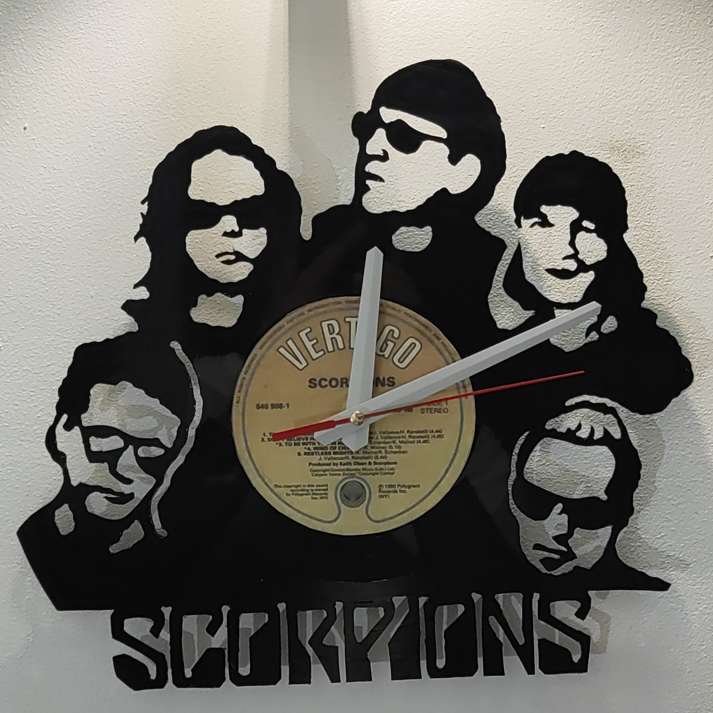 Relógio em vinyl Scorpions