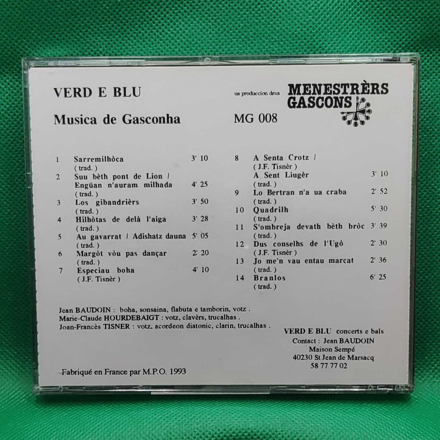 Musik der Gascogne – Verd und Blu