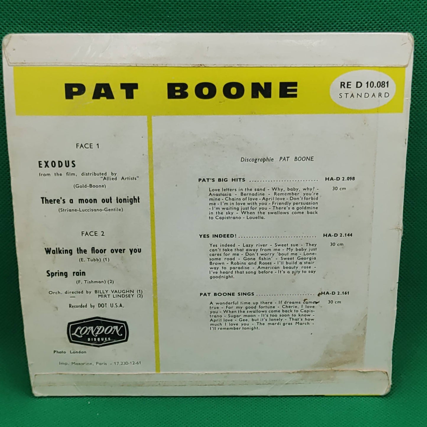 Pat Boone - Exodus