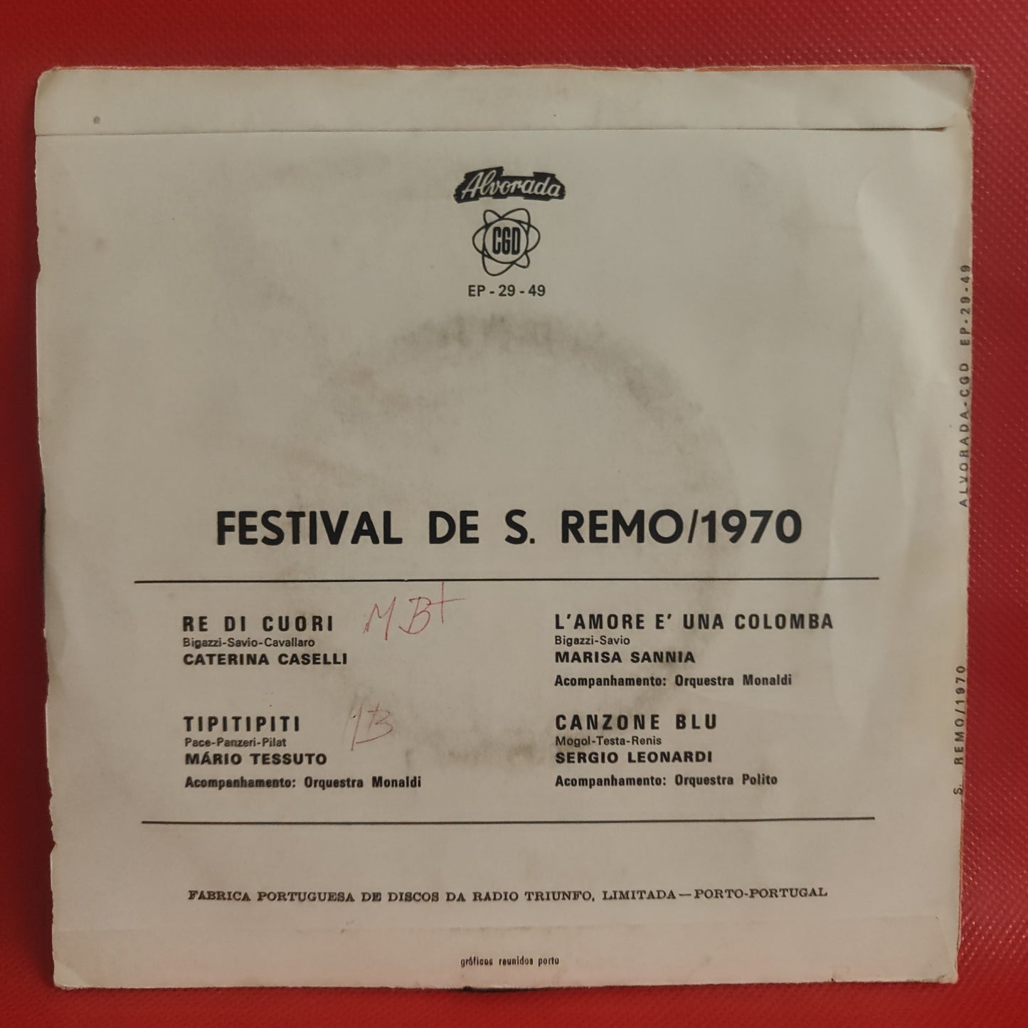 Festival de S. Remo / 1970