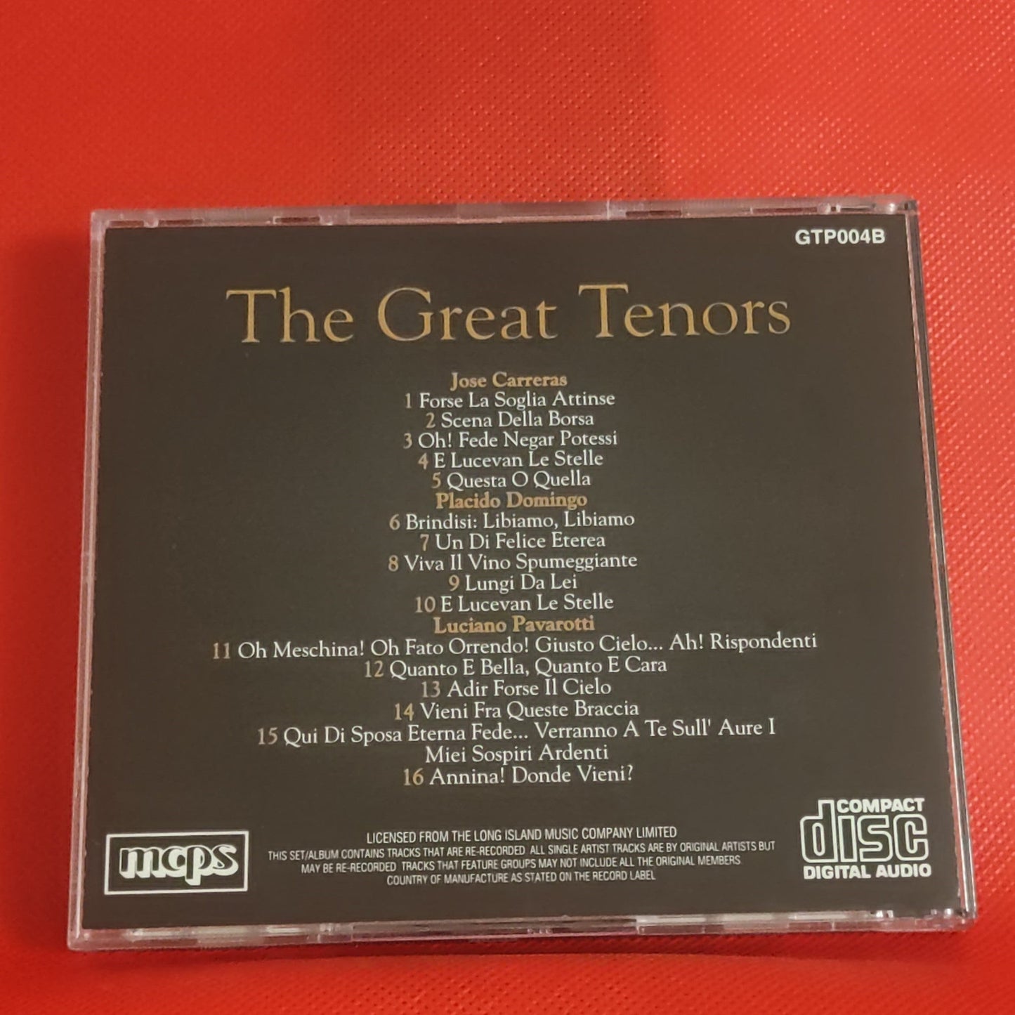 The Great Tenors Vol 1, 2 and 3