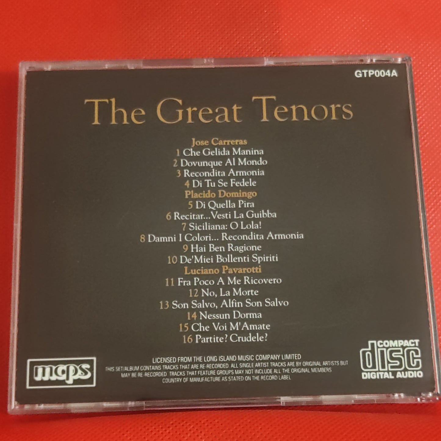 The Great Tenors Vol 1, 2 and 3