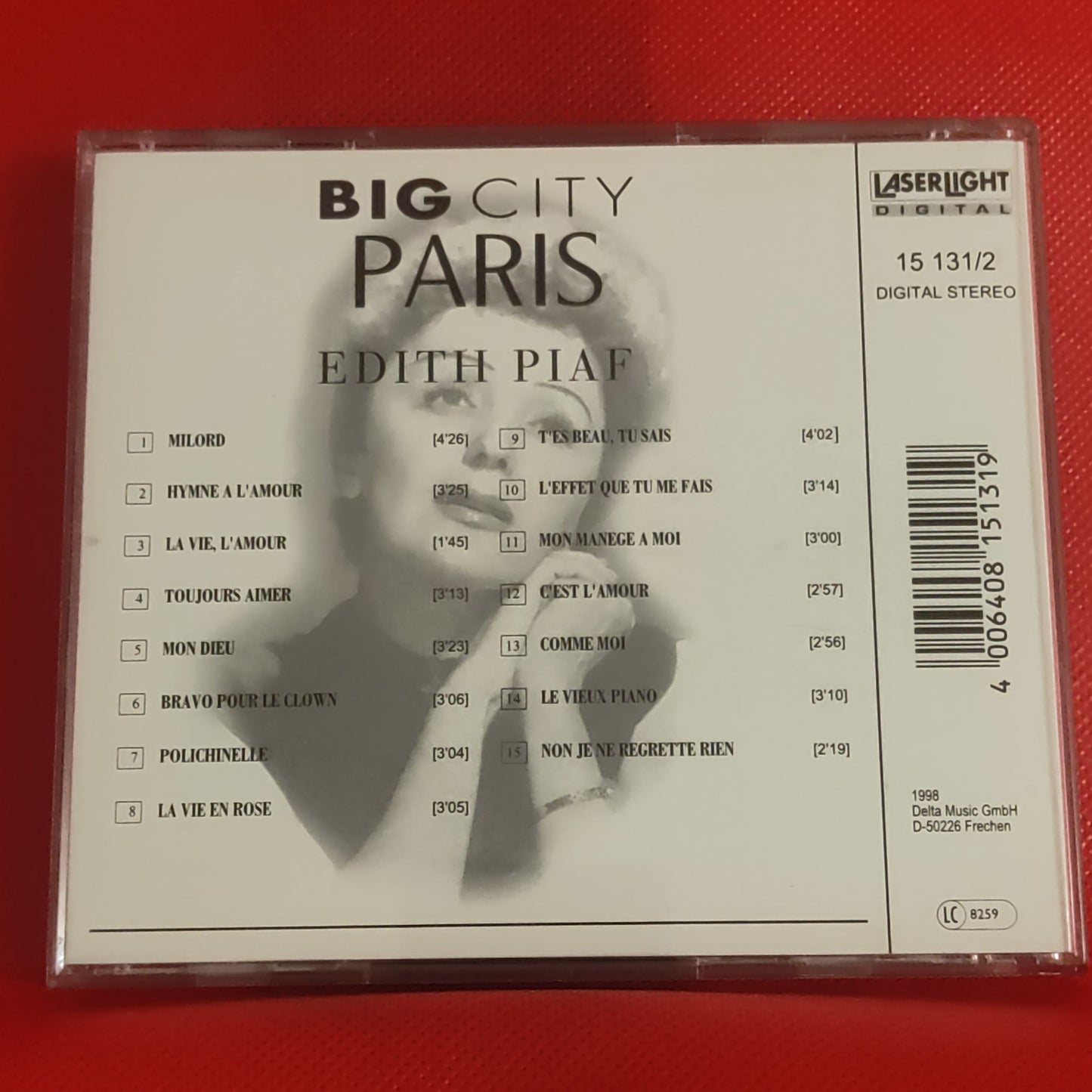 Edith Piaf - Big City - Paris