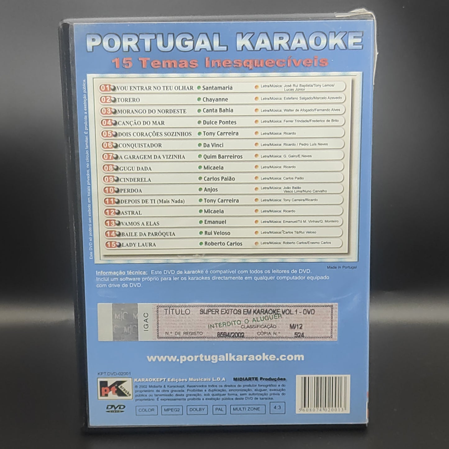Karaoke - Super êxitos portugueses & Latinos