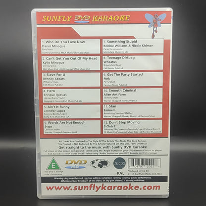 Sunfly DVD Karaoke -  Chart Hits Volume 1