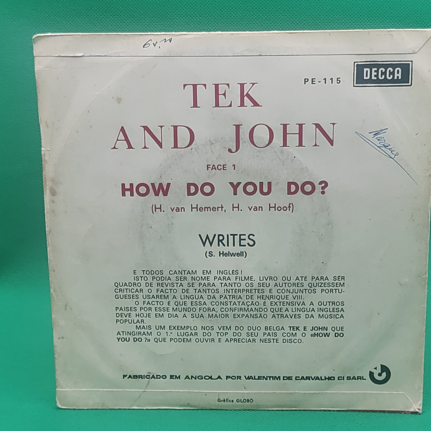Tek and John - How do you do