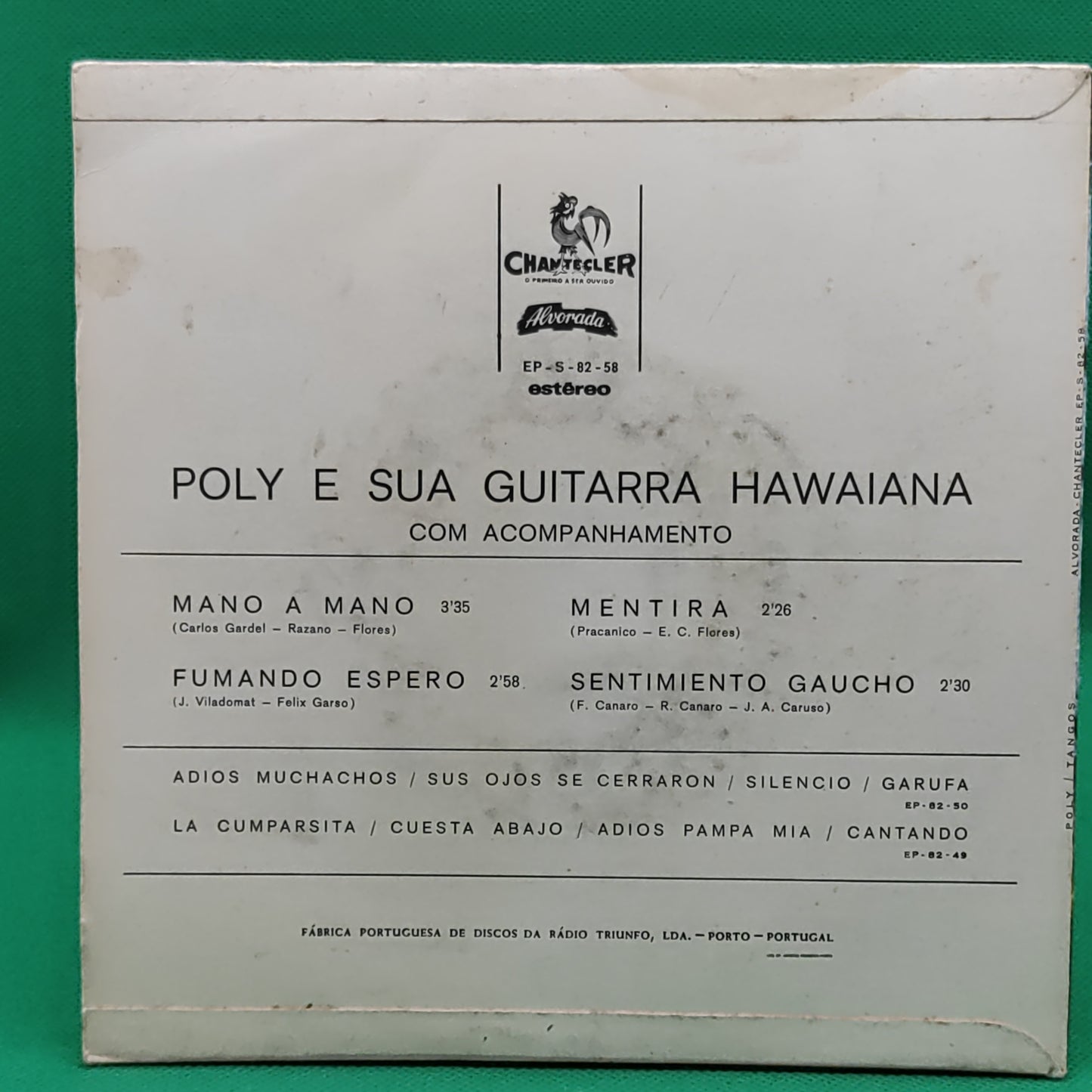 Tangos - Poly e a sua guitarra hawaiana com acompanhamento