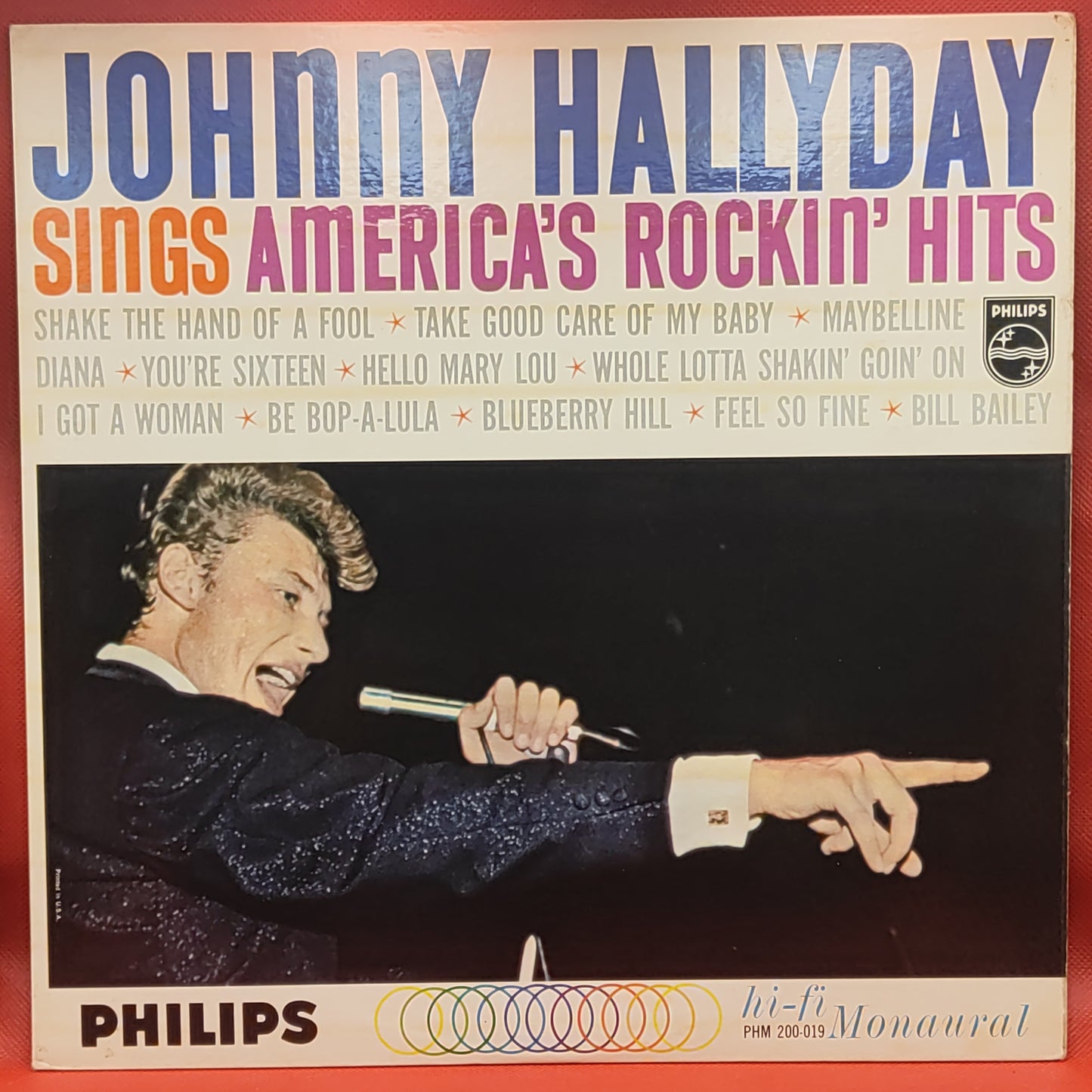 Johnny Hallyday ‎– Sings America's Rockin' Hits