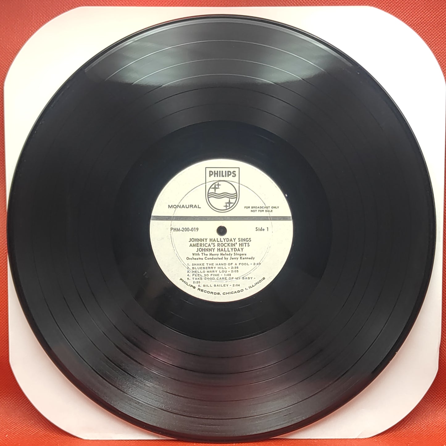Johnny Hallyday ‎– Sings America's Rockin' Hits