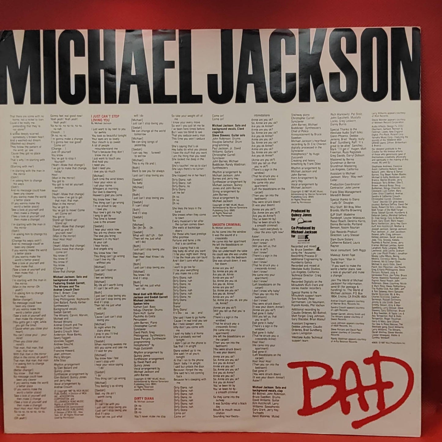 Michael Jackson ‎– Schlecht