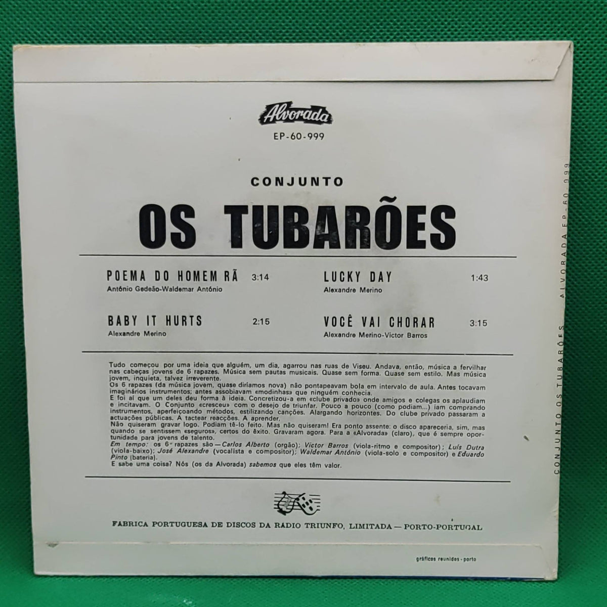 Os Tubarões (2) ‎– Poema Do Homem Rã
