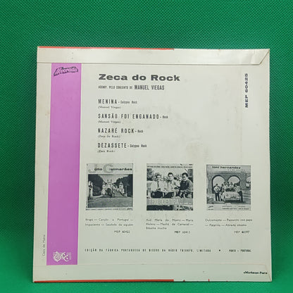 Zeca Do Rock E O Conjunto De Manuel Viegas ‎– Menina / Sansão Foi Enganado / Nazaré Rock / Dezassete
