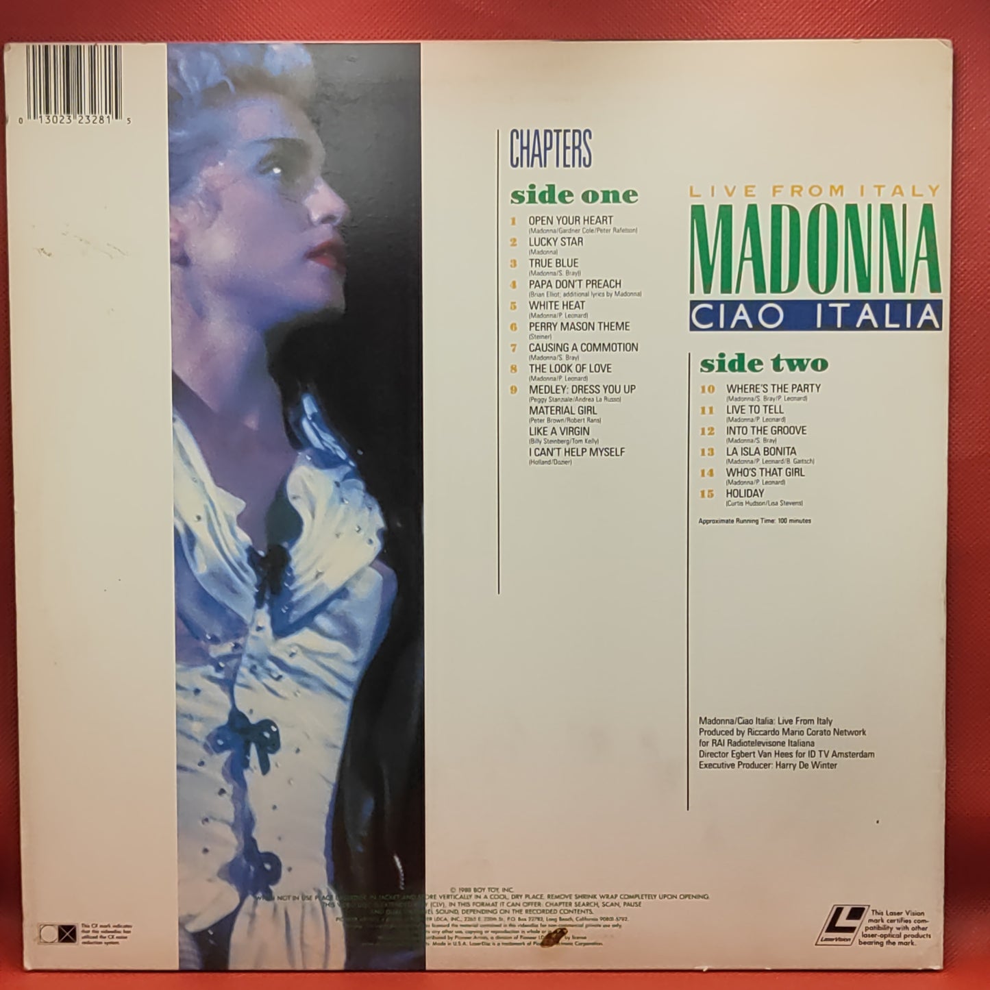 Madonna ‎– Ciao Italia (Live From Italy)