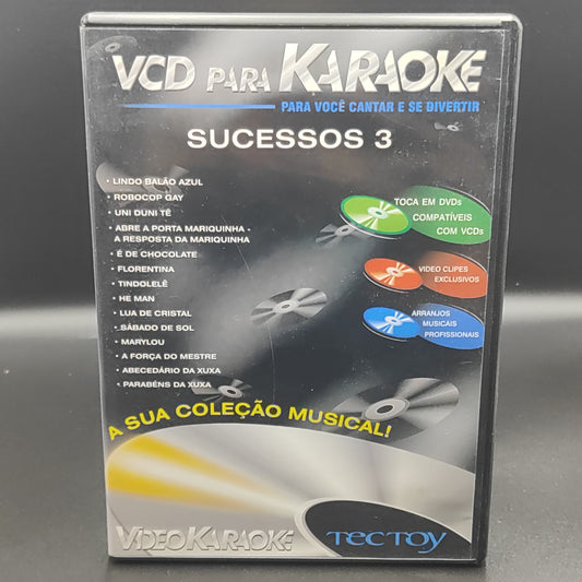 SUCESSOS 3  - VCD para Karaoke