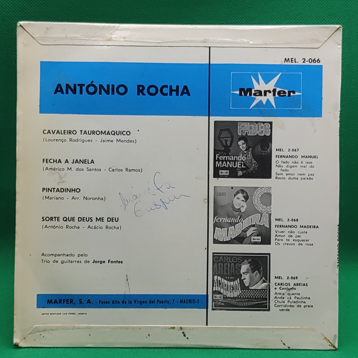 António Rocha – 4 Fados Por António Rocha