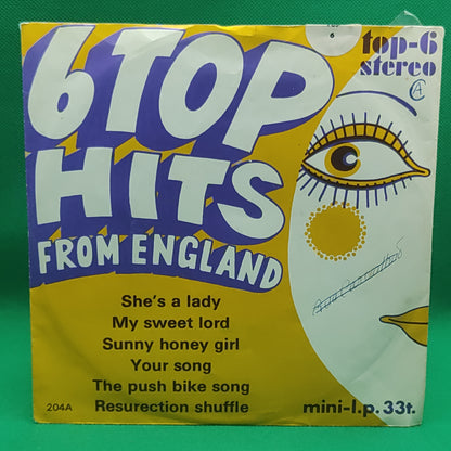 Various – 6 Top Hits From England