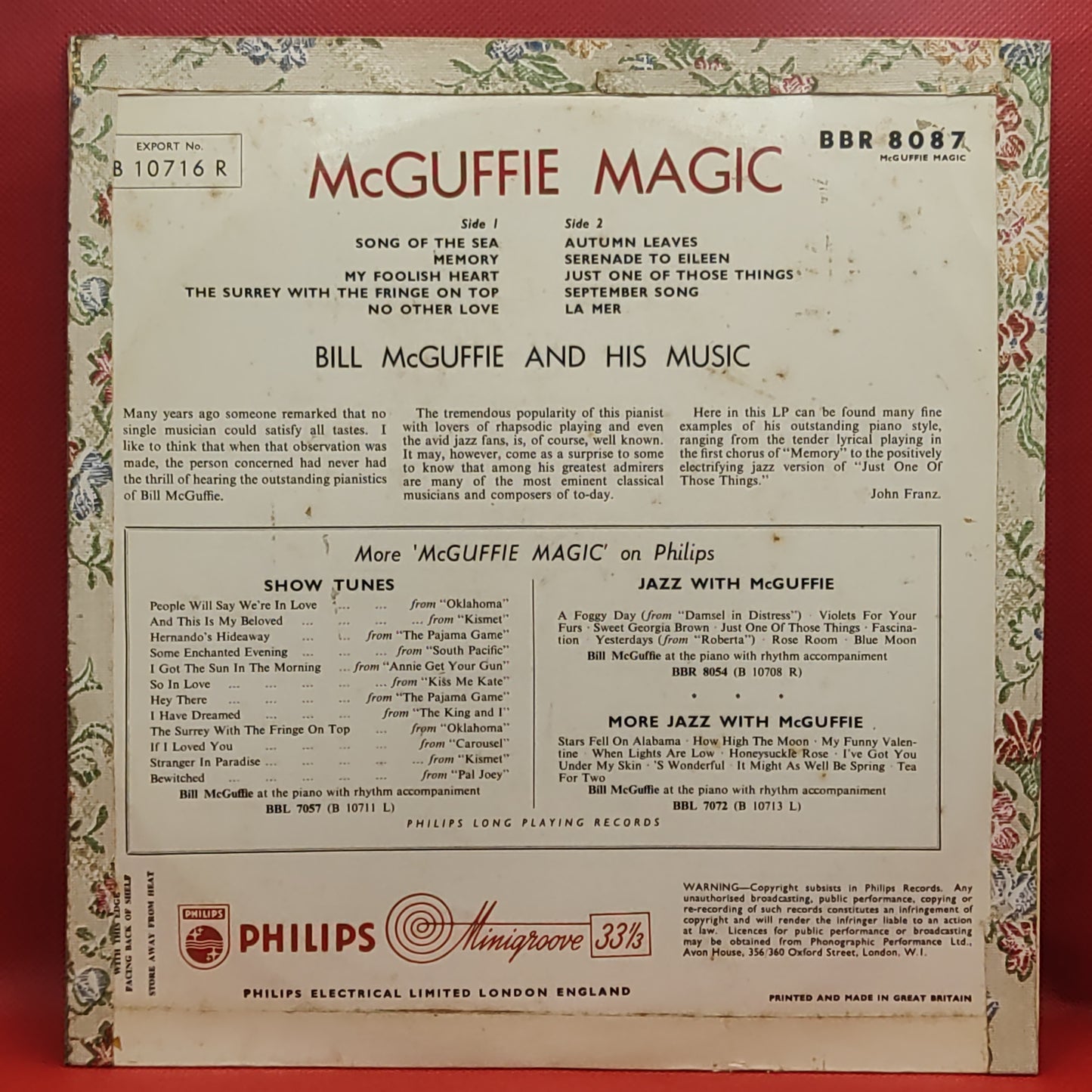 Bill McGuffie And His Music – McGuffie Magic