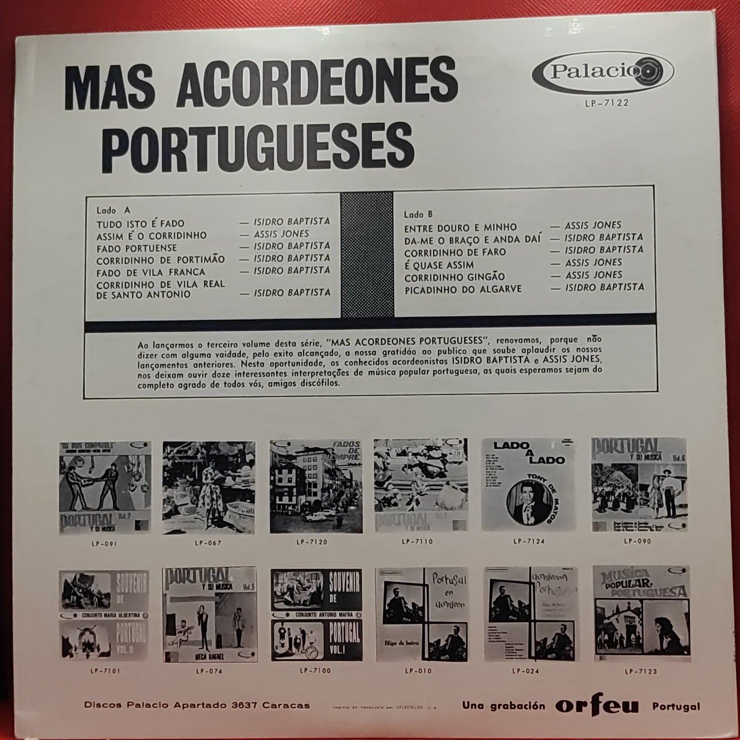 ISIDRO BAPTISTA Y ASSIS JONES - MAS ACORDEONES PORTUGUESES