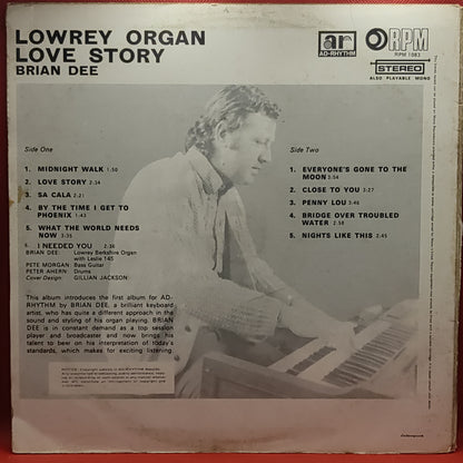 BRIAN DEE - LOWREY ORGAN LOVE STORY