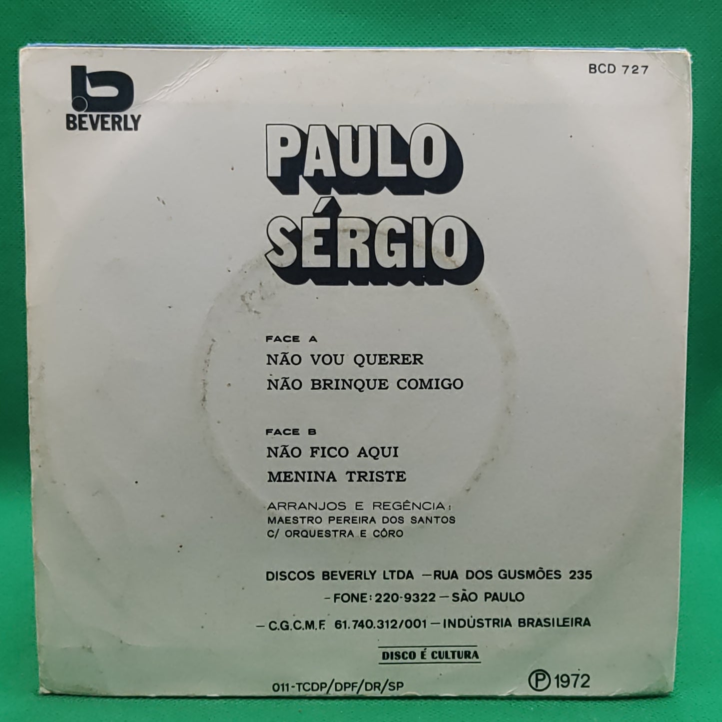 Paulo Sérgio - Não vou Querer / Não Fico Aqui