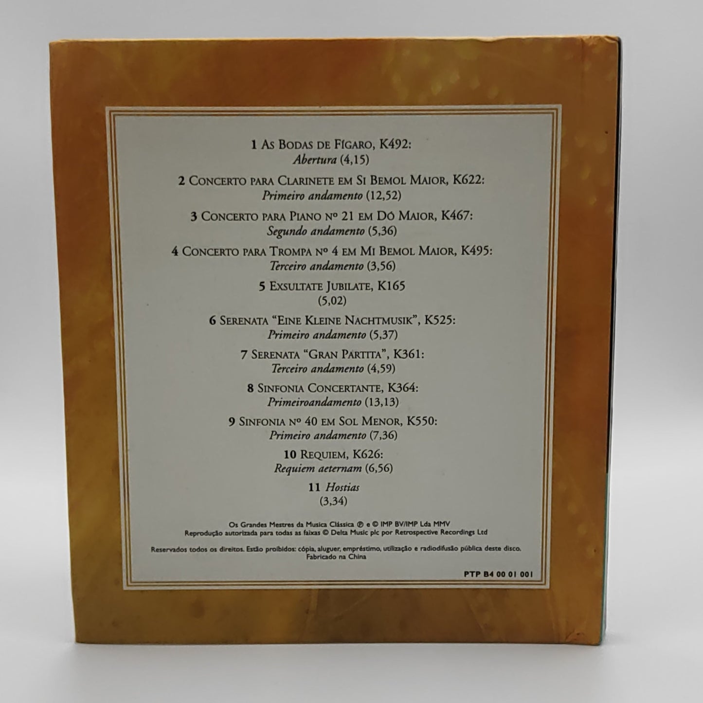 Mozart* – Obras-primas Musicais