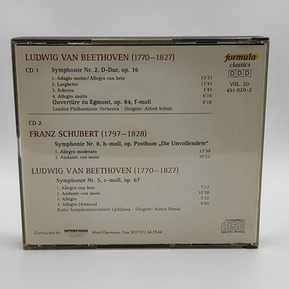 BEETHOVEN  - SCHUBERT - Berühmte Sinfonien