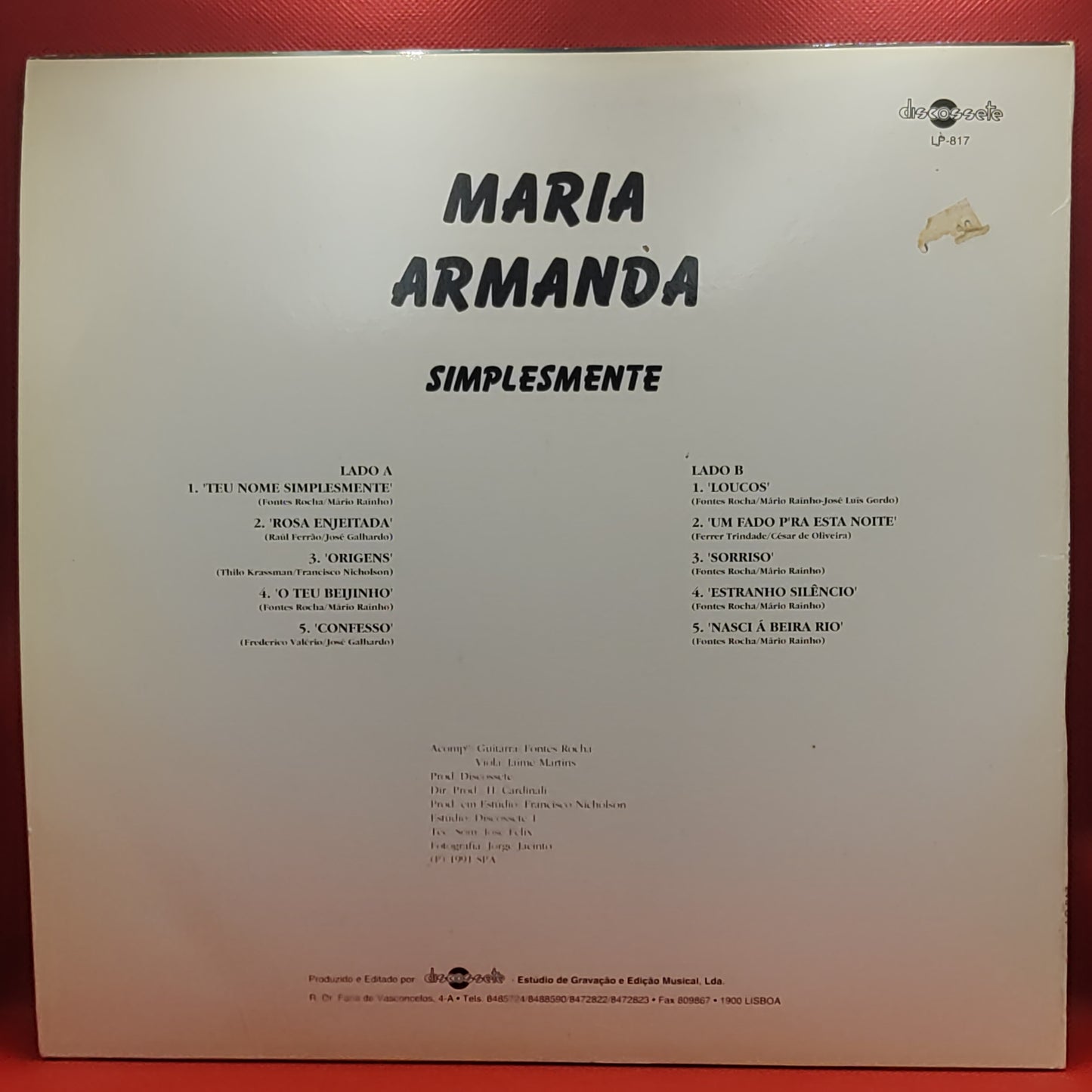 Maria Armanda – Simplesmente