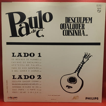 Paulo de C. – Desculpem Qualquer Coisinha