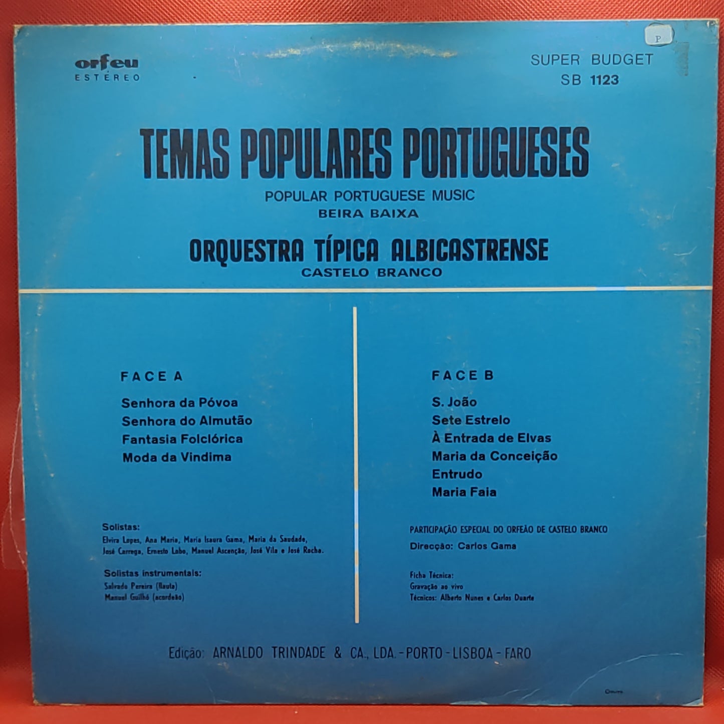 Orquestra Típica Albicastrense – Temas Populares Portugueses (Beira Baixa)