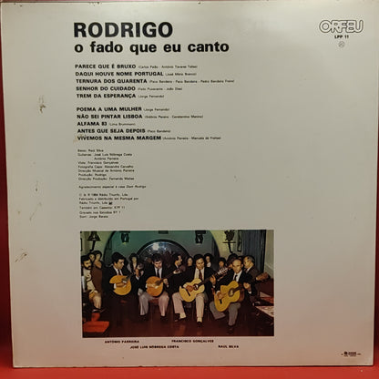 Rodrigo  – O Fado Que Eu Canto